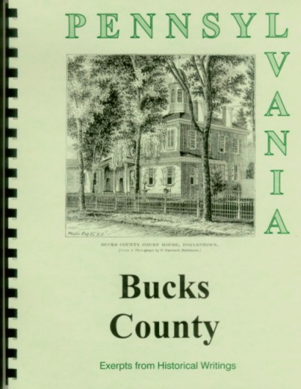 The history of Bucks County, PA